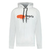 PALM ANGELS TOKYO SPRAYED HOODED SWEATSHIRT WHITE/RED