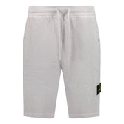 STONE ISLAND OLD TREATMENT BERMUDA SHORTS DUST GREY