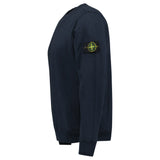 STONE ISLAND CREW NECK SWEATSHIRT NAVY BLUE