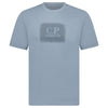 CP COMPANY STITCH PRINT T-SHIRT BLUE