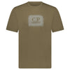 CP COMPANY STITCH PRINT T-SHIRT KHAKI