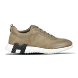 HERMES BOUNCING SNEAKER BROWN LEATHER / SUEDE