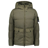 STONE ISLAND CRINKLE REPS NY DOWN JACKET MILITARY GREEN