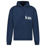 KITH LOGO HOODIE NAVY