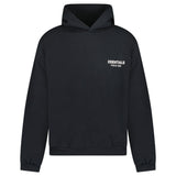 FEAR OF GOD ESSENTIALS PULL-OVER BLACK HOODIE