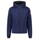 CANADA GOOSE LODGE HOODED DOWN JACKET NAVY BLUE