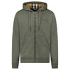 BURBERRY HOVE CHECK HOOD EMBROIDERY LOGO HOODIE DARK GREEN