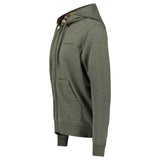 BURBERRY HOVE CHECK HOOD EMBROIDERY LOGO HOODIE DARK GREEN