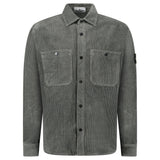 STONE ISLAND CORDUROY OVERSHIRT – CEMENT/GREY