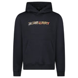 BURBERRY FARLEY HOODED SWEATSHIRT BLACK
