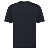 BURBERRY CHECK LOGO EMBROIDERED T-SHIRT BLACK