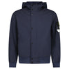 STONE ISLAND SOFT-SHELL HOODED JACKET NAVY