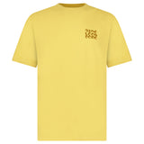 AIMÉ LEON DORE STACKED LOGO T-SHIRT OCHRE