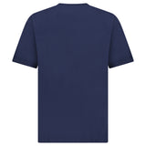 AIMÉ LEON DORE MONOGRAM POCKET TEE NAVY BLUE