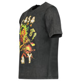 CASABLANCA PRINTED T-SHIRT MUSIC FOR THE PEOPLE BLACK