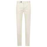 PECKHAM RYE DEAN STRETCH COTTON TROUSERS CREAM