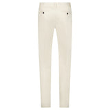PECKHAM RYE DEAN STRETCH COTTON TROUSERS CREAM
