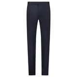 PECKHAM RYE DEAN STRETCH COTTON TROUSERS DARK SAPPHIRE NAVY