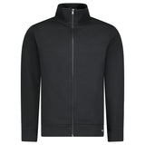 PECKHAM RYE JERSEY INTERLOCK ZIP FUNNEL SWEAT BLACK
