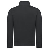 PECKHAM RYE JERSEY INTERLOCK ZIP FUNNEL SWEAT BLACK