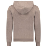 PECKHAM RYE MILANO KNIT ZIP HOODIE IRON