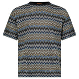 MISSONI PATTERN REGULAR FIT T-SHIRT BLACK
