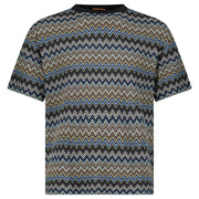 MISSONI PATTERN REGULAR FIT T-SHIRT BLACK