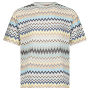 MISSONI PATTERN REGULAR FIT T-SHIRT WHITE