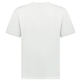 CASABLANCA CASA WAY ORANGE MASCOT SHORT SLEEVE T‑SHIRT WHITE