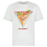 CASABLANCA TENNIS CLUB ICON SHORT SLEEVE T‑SHIRT WHITE