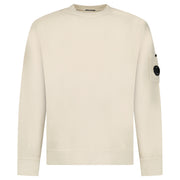 CP COMPANY DIAGONAL RAISED FLEECE SWEATSHIRT FROZEN DEW