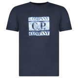 CP COMPANY GRAPHIC T-SHIRT NAVY