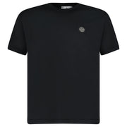 LOGO-PATCH SHORT-SLEEVED T-SHIRT-BLACK