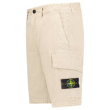 DESERT SAND ORGANIC COTTON STRETCH CARGO SHORTS BERMUDA