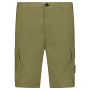 STONE ISLAND BERMUDA CARGO SHORTS MILITARY GREEN / KAHKI