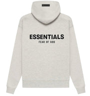 FEAR OF GOD ESSENTIALS PULL-OVER LIGHT OATMEAL HOODIE