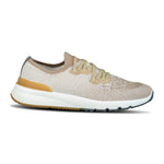 Brunello Cucinelli Leather-Trimmed Knit Sneakers Brown - Boinclo ltd - Outlet Sale Under Retail