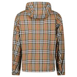 BURBERRY STANFORD ZIP-UP REVERSIBLE CHECK JACKET BLACK