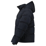 BURBERRY TECHNICAL NYLON PUFFER COAT BLACK