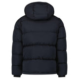 BURBERRY TECHNICAL NYLON PUFFER COAT BLACK