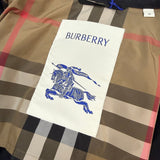 BURBERRY 'HARGRAVE' ZIP-UP LOGO HOODED RAIN JACKET BLACK