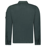 CP COMPANY LENS ZIP-UP OVERSHIRT DARK SHADOW