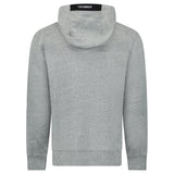 CP COMPANY MICRO LENS DIAGONAL RAISED HOODIE GREY STONE