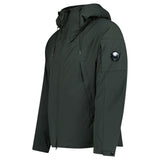 CP COMPANY PRO-TEK PADDED LENS JACKET IN DARK SHADOW