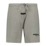 FEAR OF GOD ESSENTIALS COTTON SHORTS DARK OATMEAL