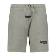 FEAR OF GOD ESSENTIALS COTTON SHORTS DARK OATMEAL