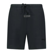 FEAR OF GOD ESSENTIALS COTTON SHORTS BLACK