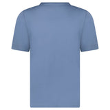 GRAN SASSO COTTON CREWNECK T-SHIRT IN BLUE