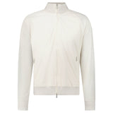 GRAN SASSO FULL ZIP COTTON/ NYLON JACKET IN CREAM