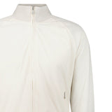 GRAN SASSO FULL ZIP COTTON/ NYLON JACKET IN CREAM